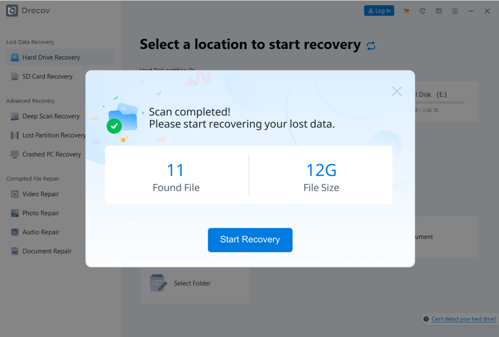 Recover and Save Files