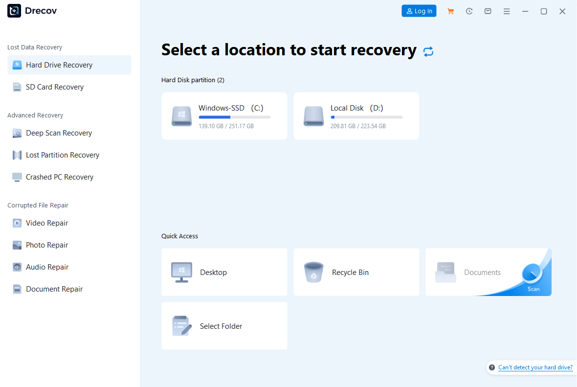 Data Recovery from Internal Hard Drive