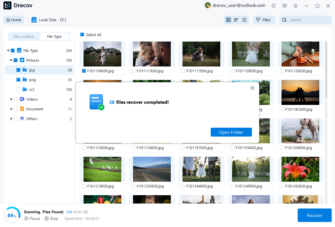 Step-by-Step to Recover Data with PandaOffice Drecov