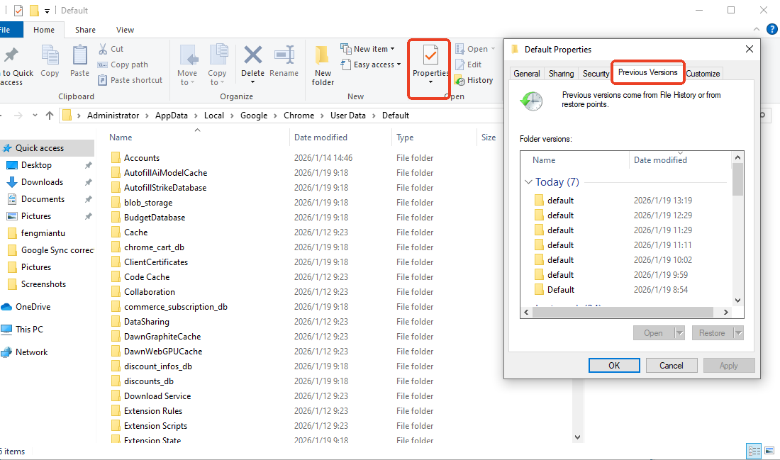 Recover Deleted Bookmarks Chrome