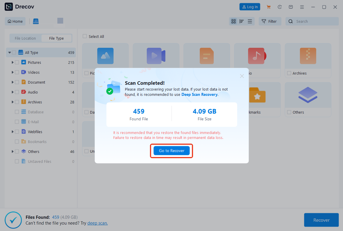 Step-by-Step to Recover Data with PandaOffice Drecov