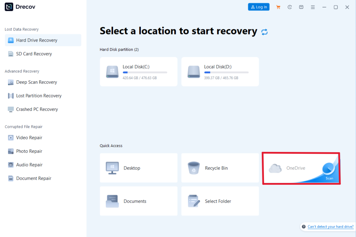 Step-by-Step to Recover Data with PandaOffice Drecov