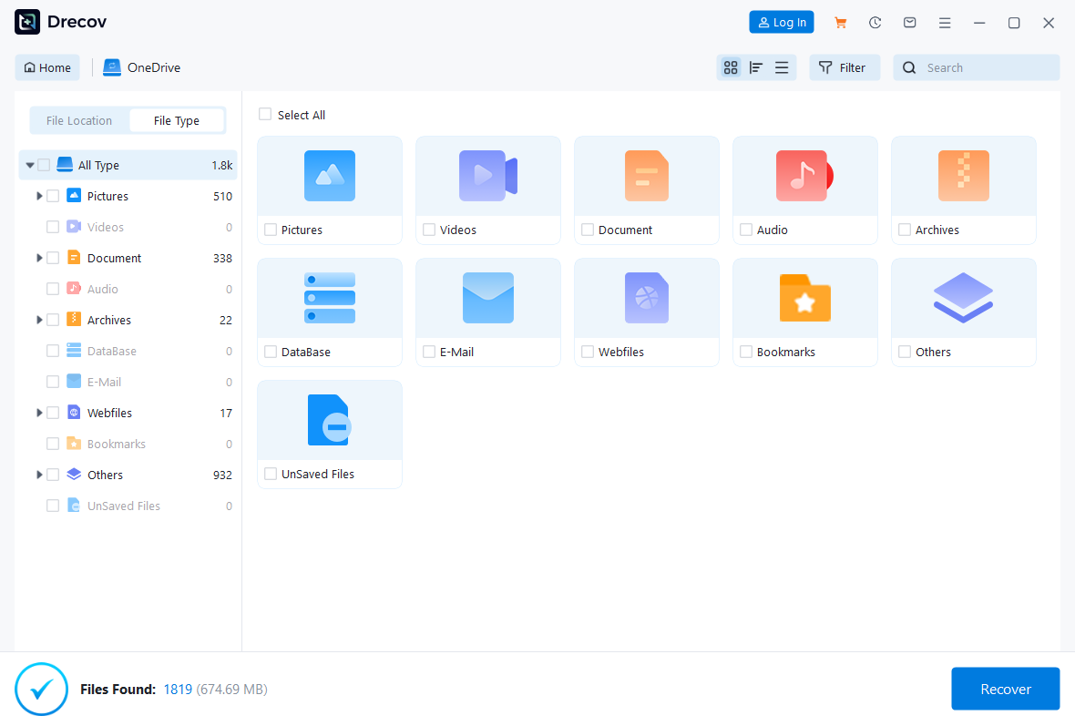 Step-by-Step to Recover Data with PandaOffice Drecov