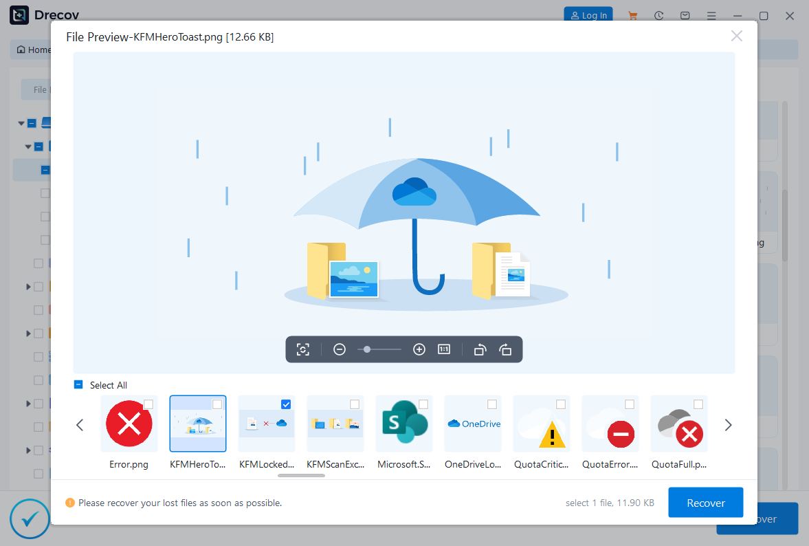 Step-by-Step to Recover Data with PandaOffice Drecov