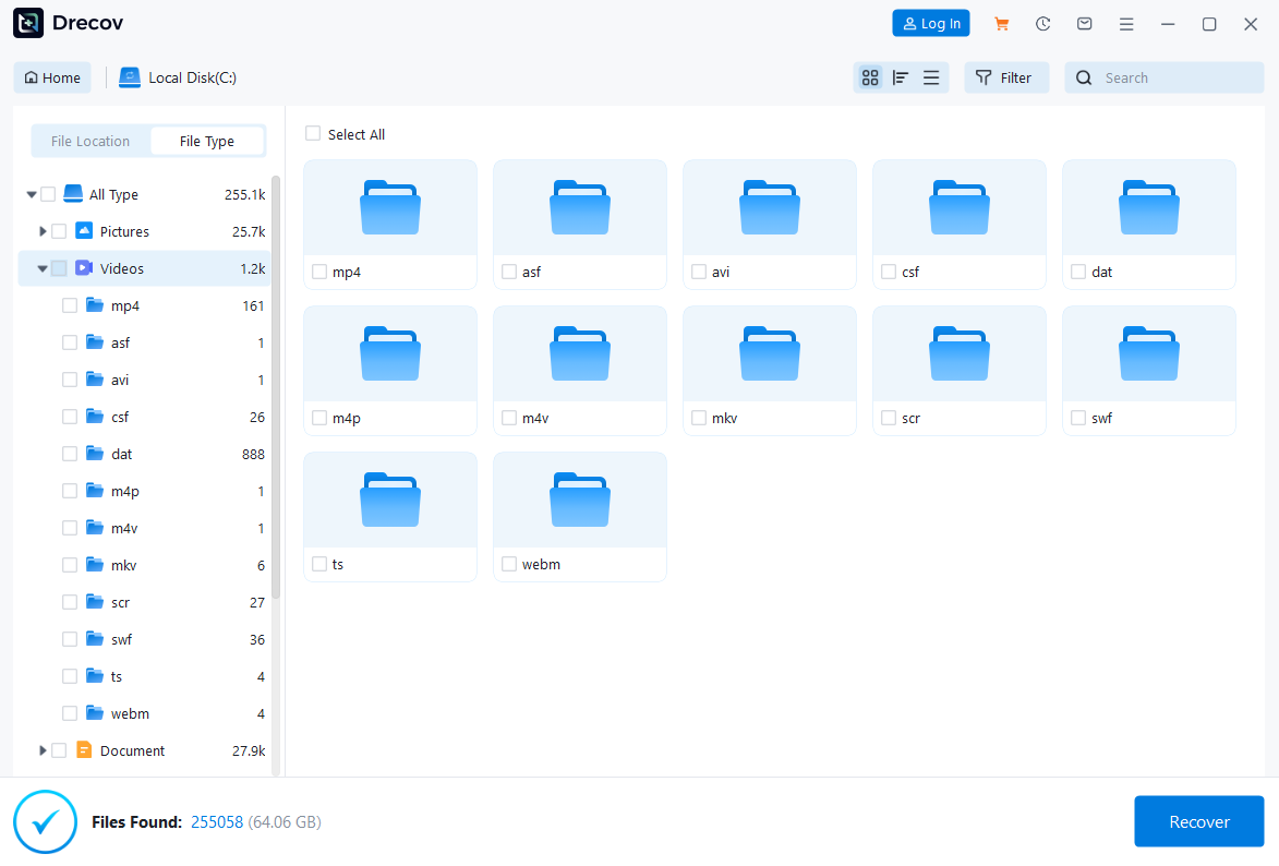 Step-by-Step to Recover Data with PandaOffice Drecov