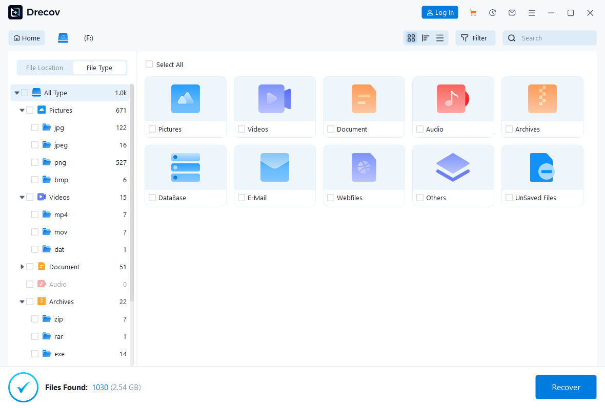 Step-by-Step to Recover Data with PandaOffice Drecov