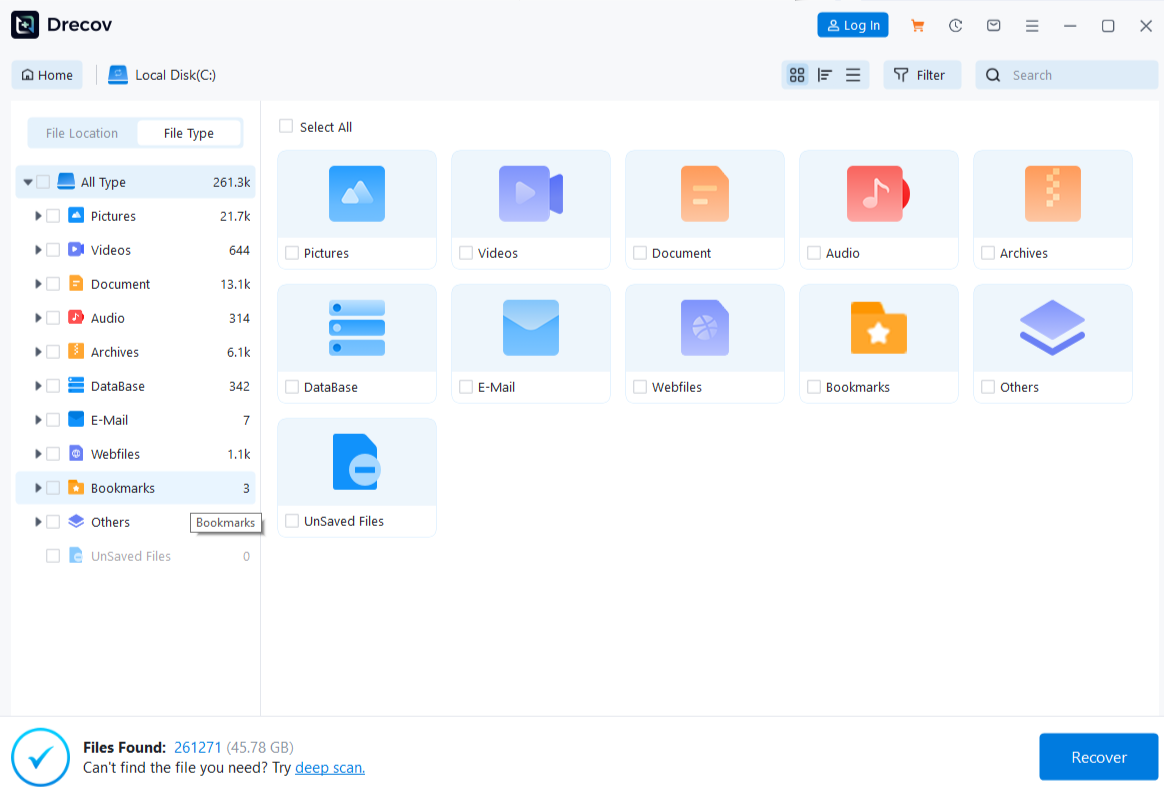 Step-by-Step to Recover Data with PandaOffice Drecov