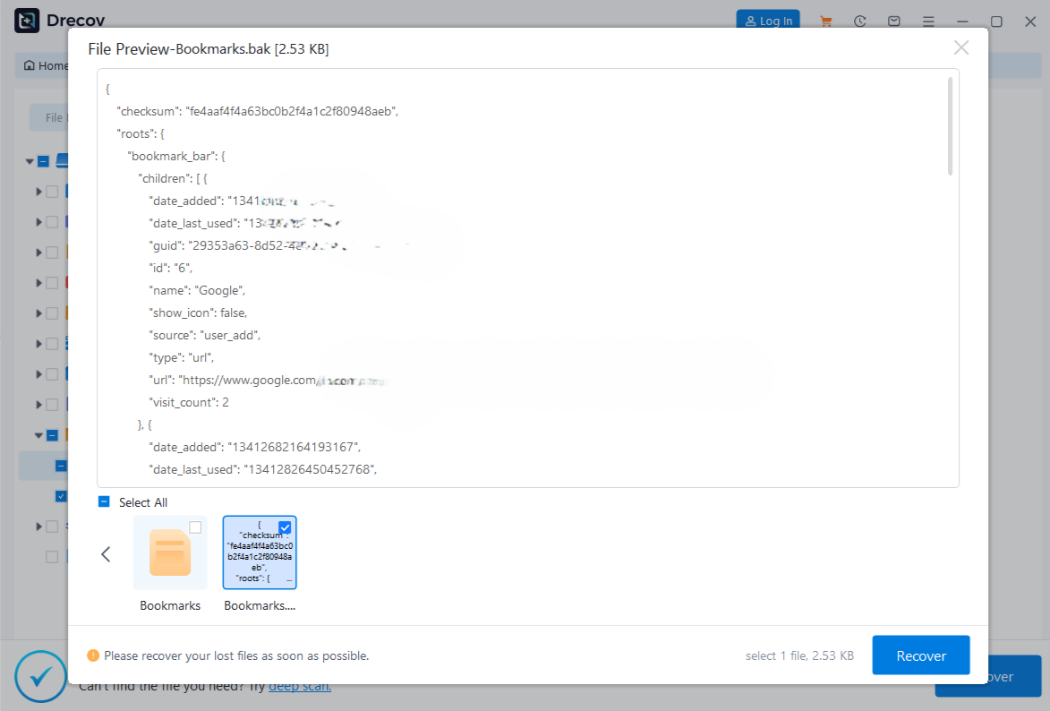 Step-by-Step to Recover Data with PandaOffice Drecov