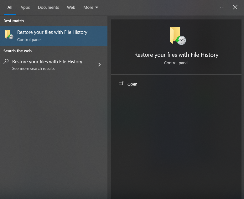 steps to recover data from recycle bin