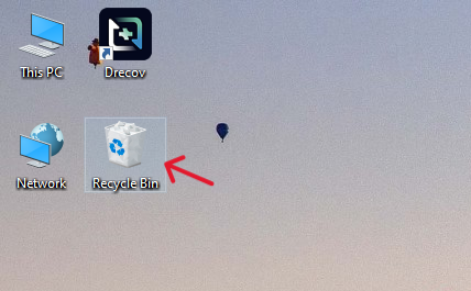 steps to recover data from recycle bin