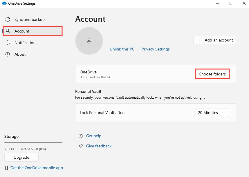 Step to Delete OneDrive