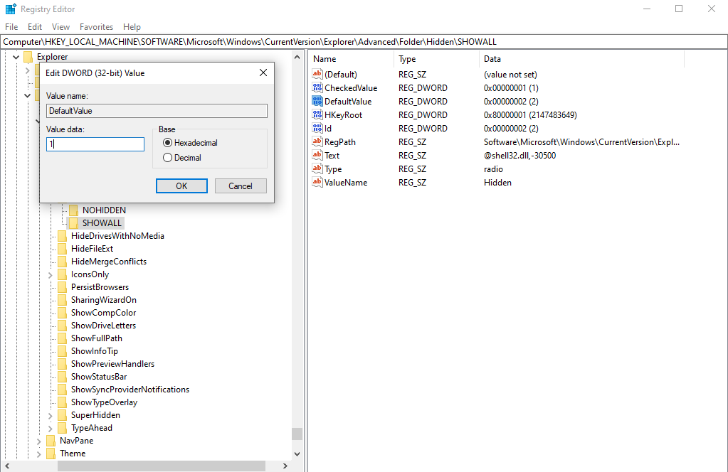 step to recovery hidden files in usb