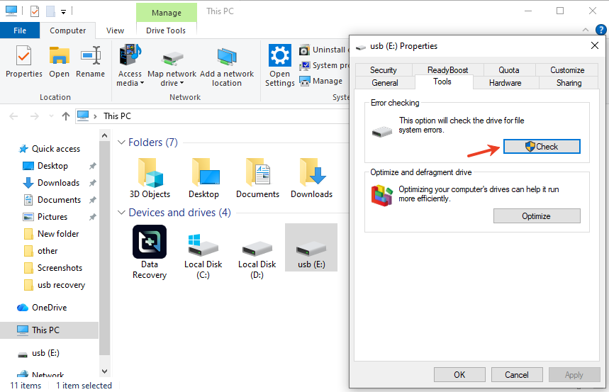 Steps for USB Drive Data Recovery