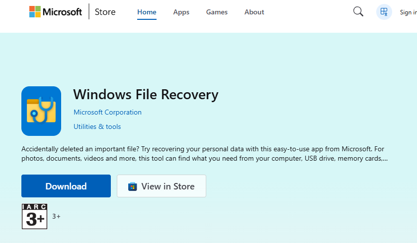 Steps to recover deleted files from usb