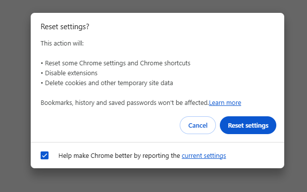 steps to remove bookmarks