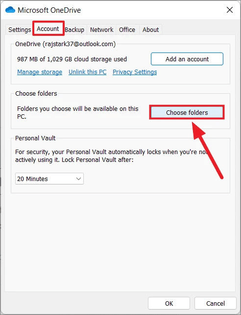 Steps to Unsync OneDrive