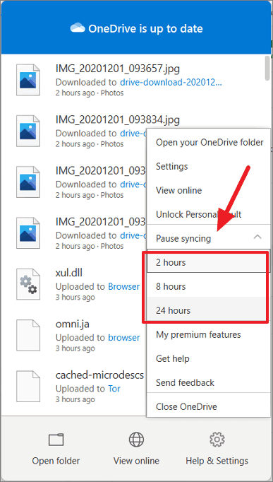 Steps to Unsync OneDrive