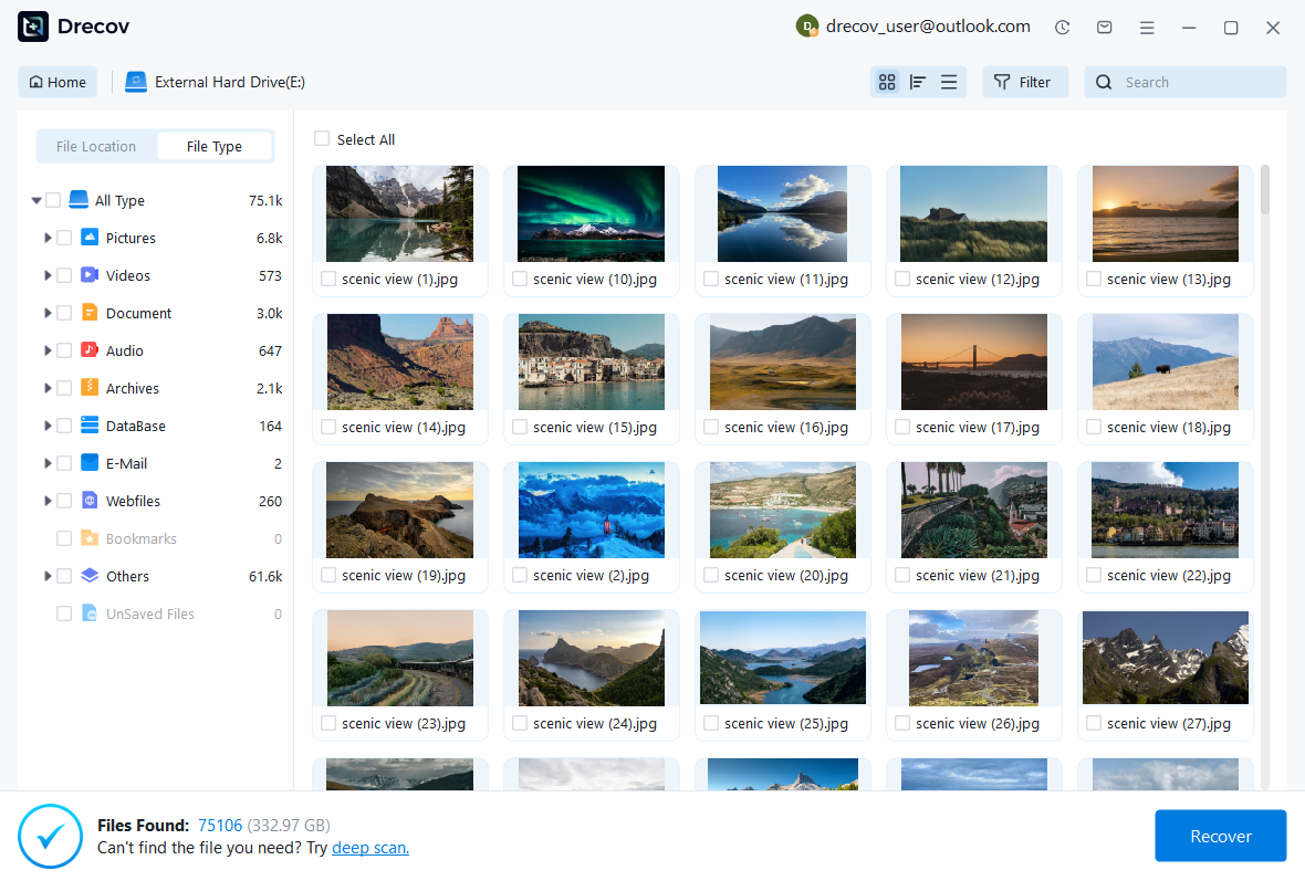 External Hard Drive data recovery