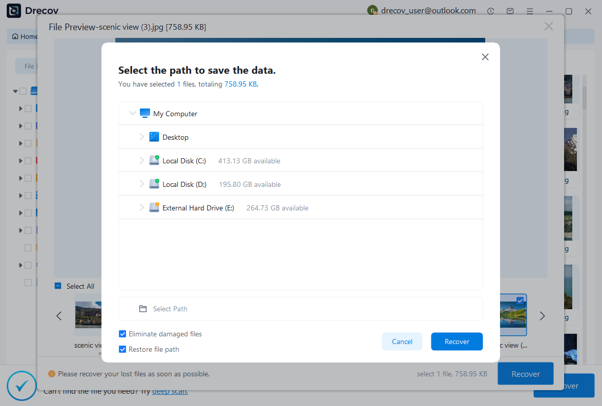 External Hard Drive data recovery