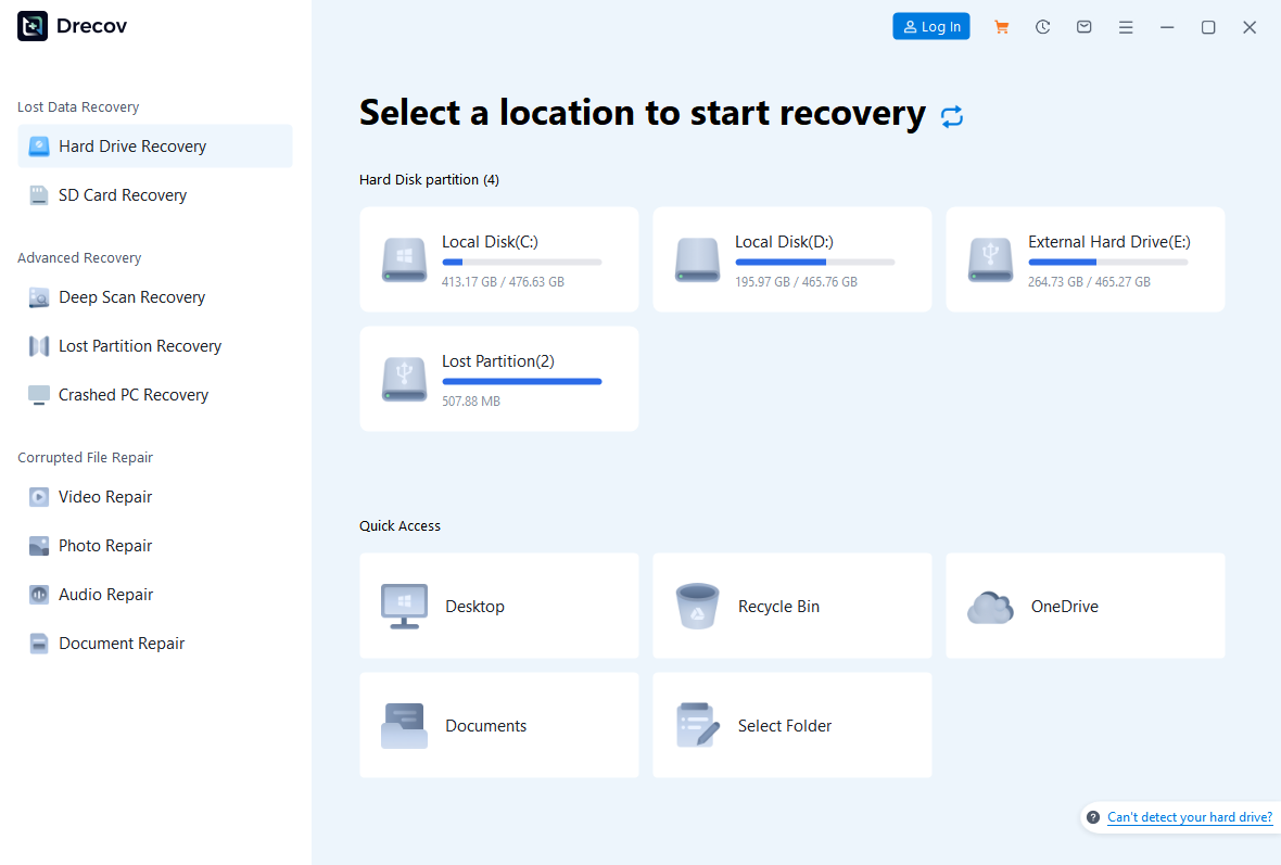 External Hard Drive data recovery