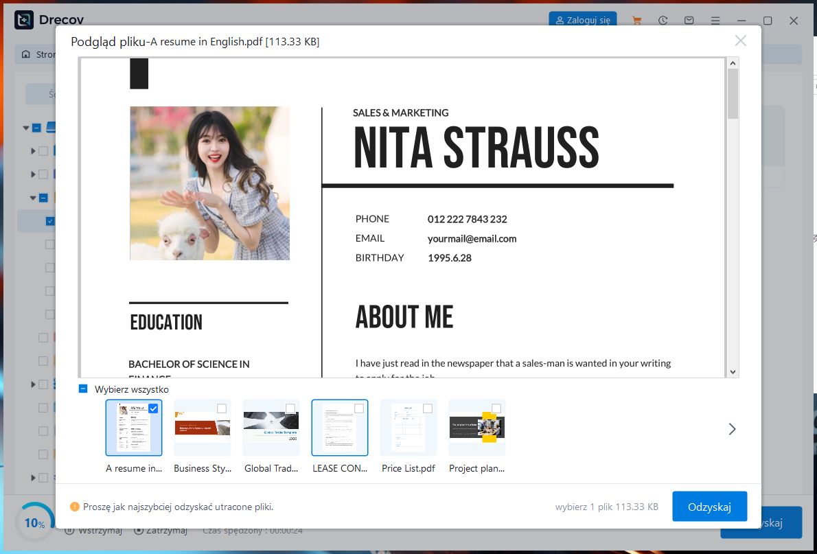 odzyskiwanie danych z karty sd