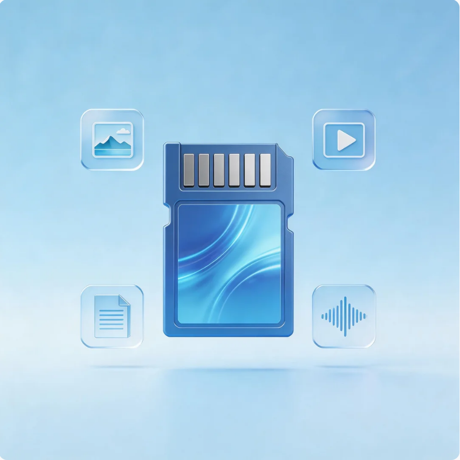 recover raw files from SD card