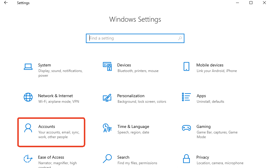 step to change administrator on windows