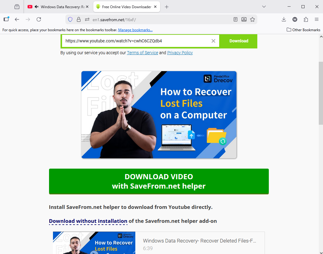 Step to Download Video from Browser Firefox