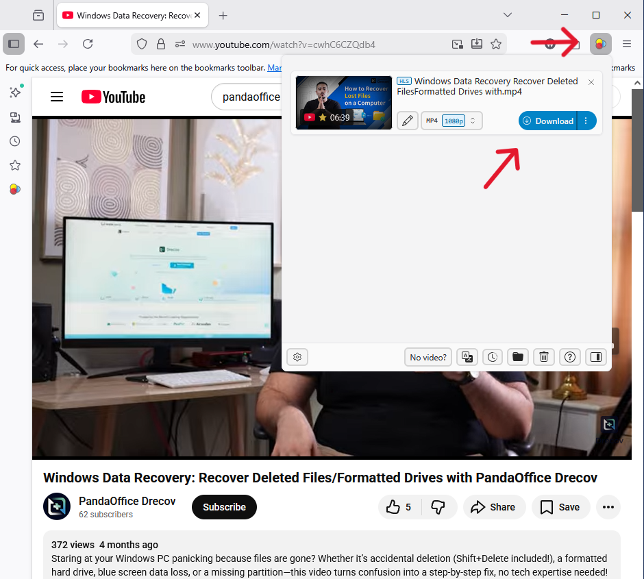 Step to Download Video from Browser Firefox