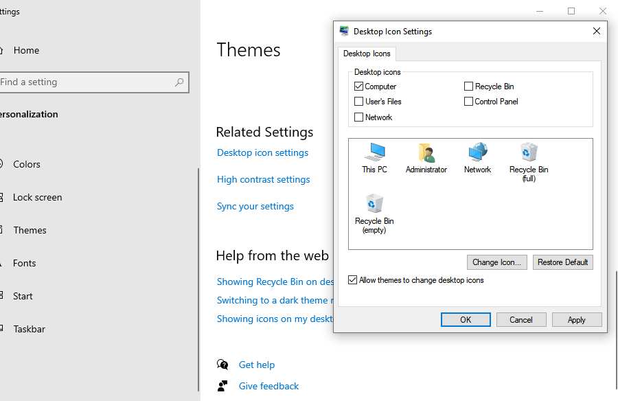 Step to Remove the Recycle Bin from Desktop