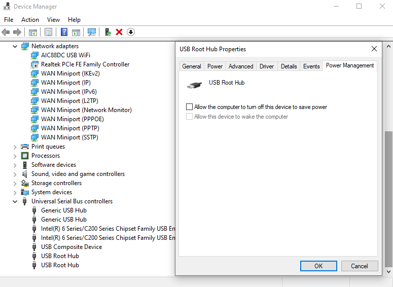 why won’t my usb controller connect to my pc