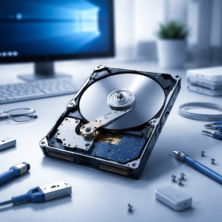 hdd not showing up