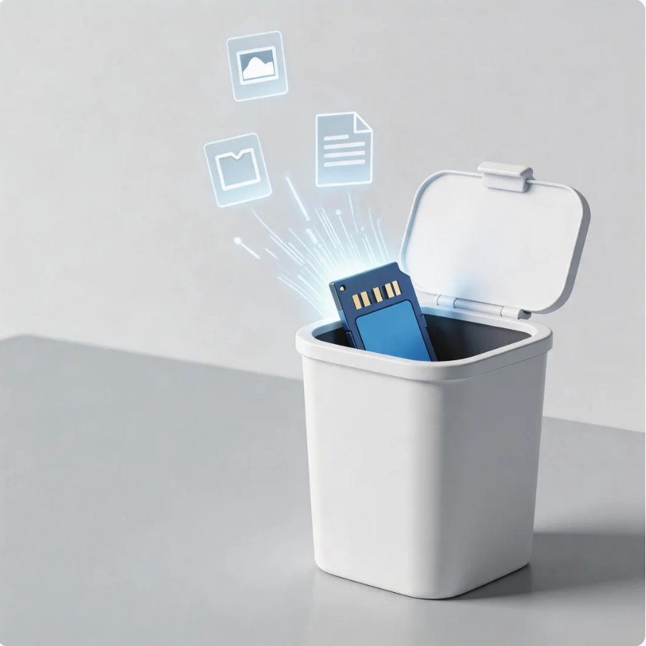 recover deleted files on sd card​