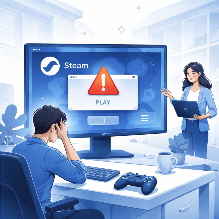 steam game not launching