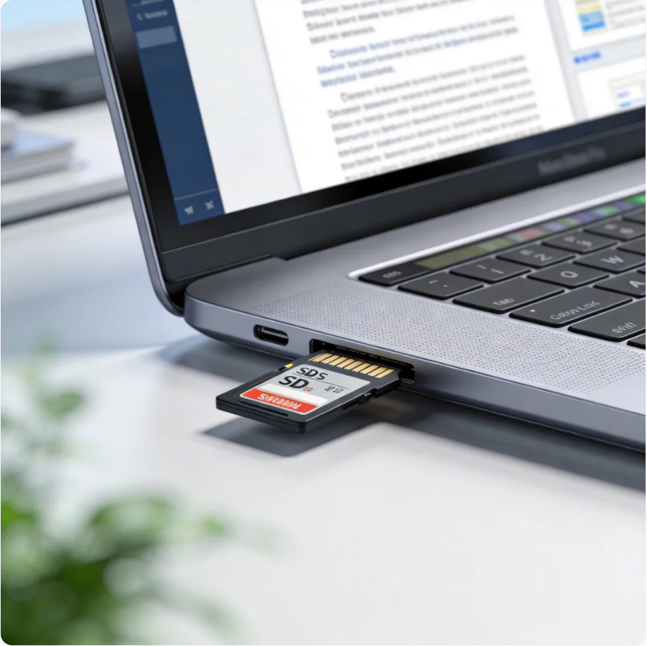 hide files on sd card