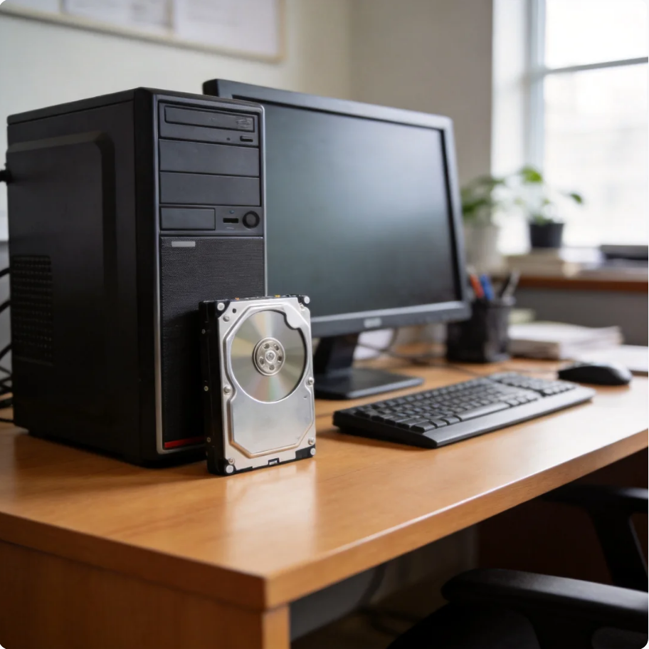 replace hard drive with ssd