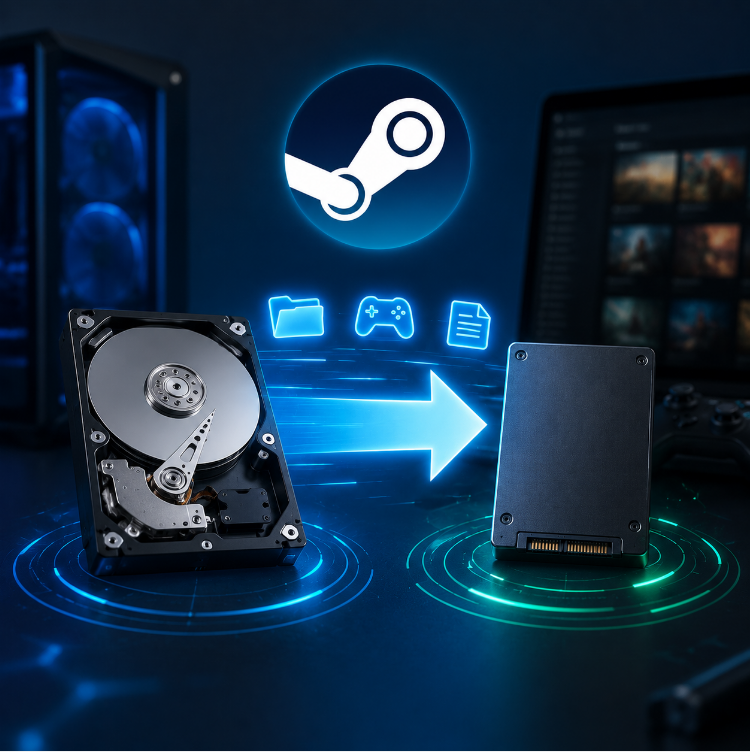 how to move steam games to ssd
