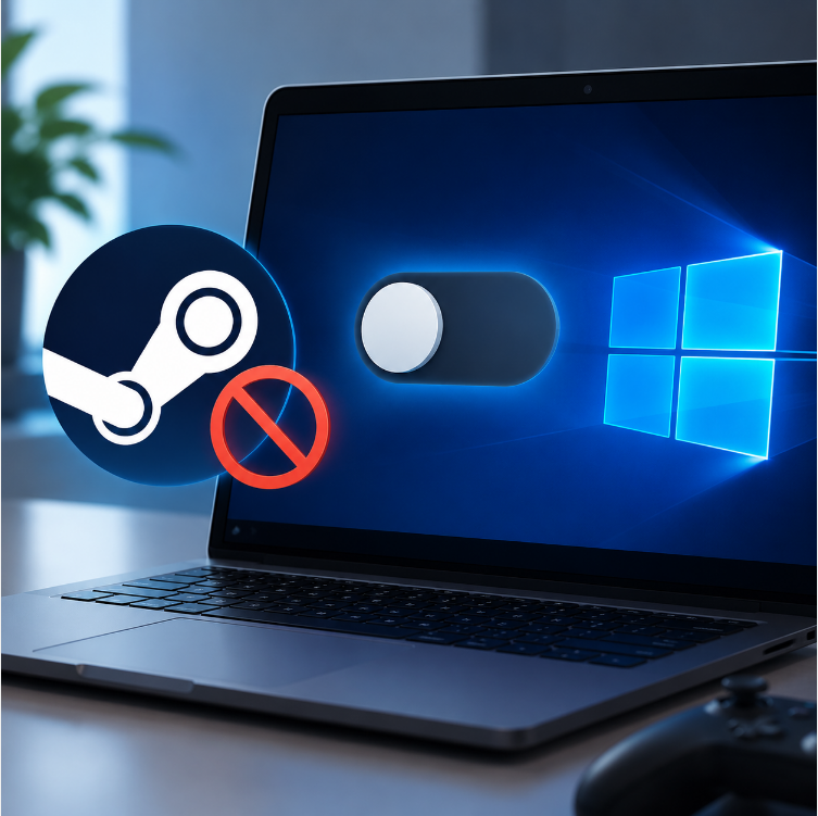 how to stop steam from opening on startup