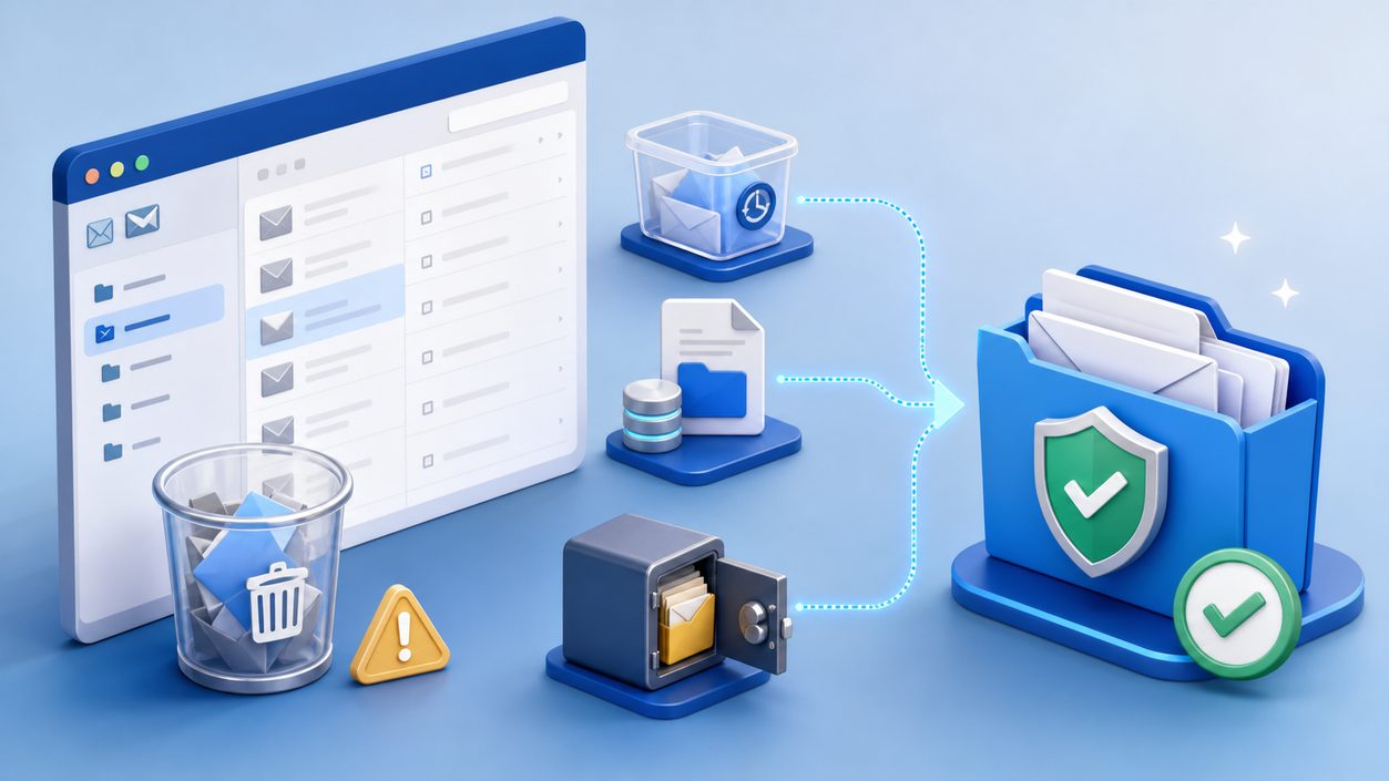 recover deleted email in Outlook