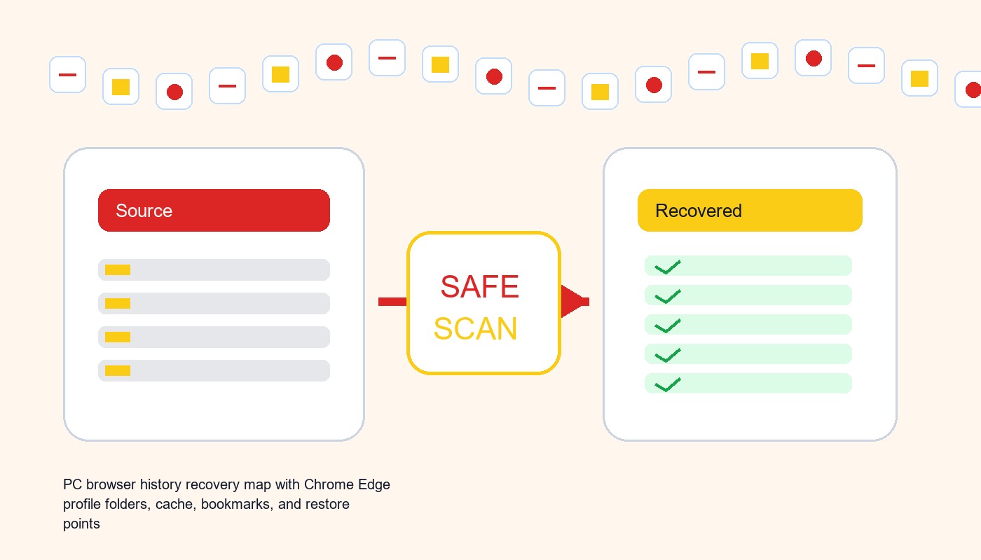how to recover deleted history on pc