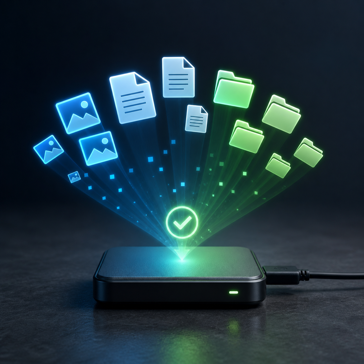 how to backup files to external hard drive planning illustration
