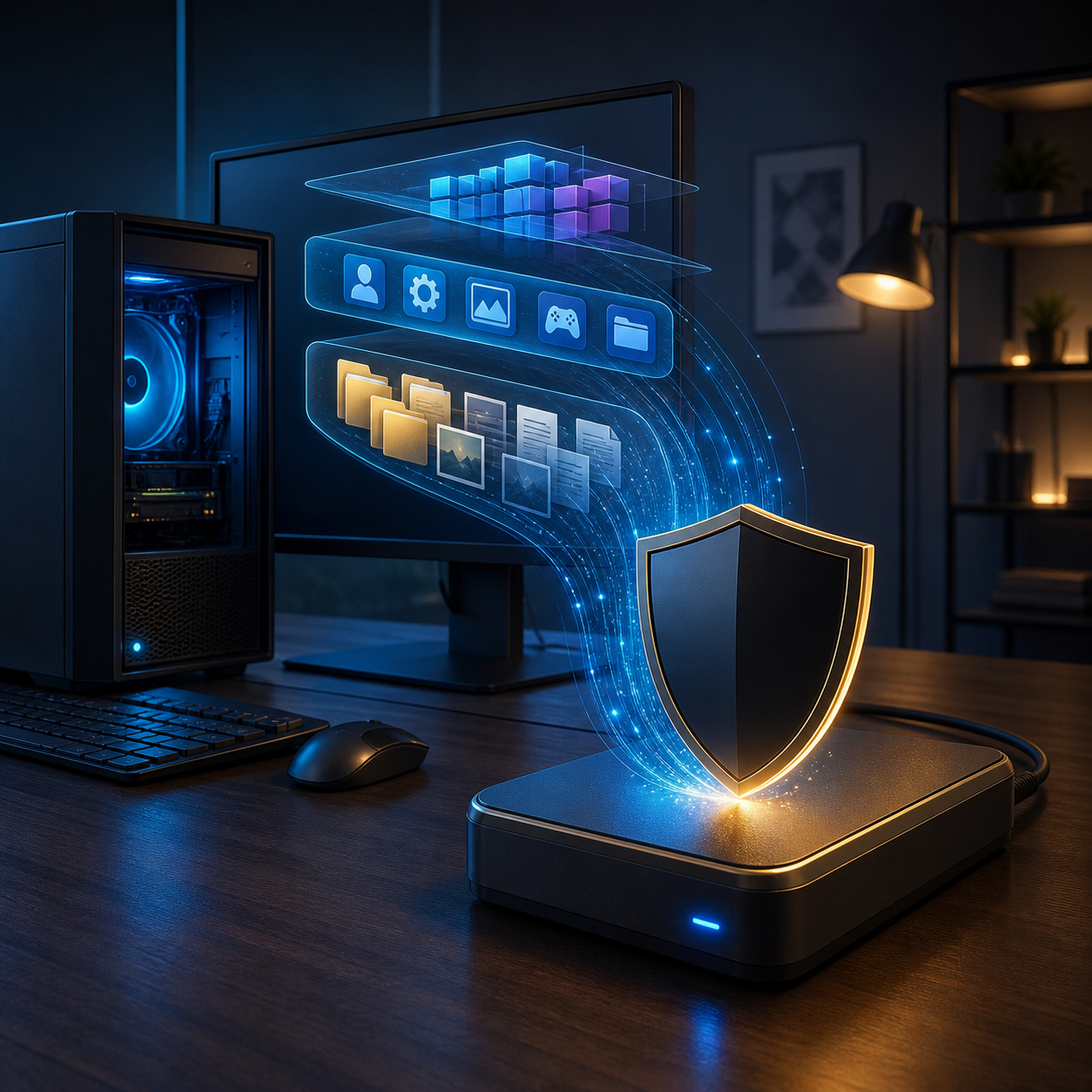 how to backup my computer with an external hard drive planning illustration