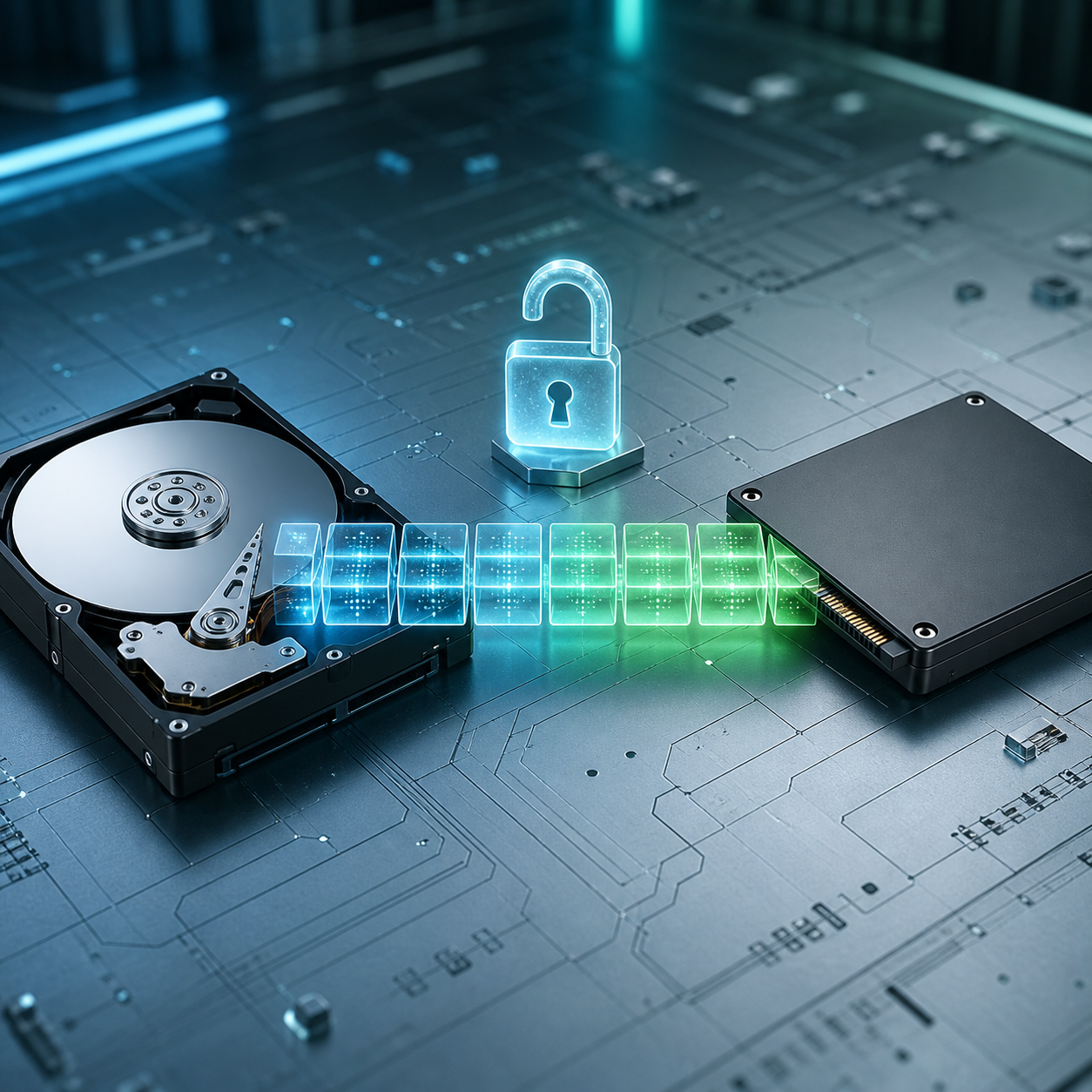 open source disk clone planning illustration