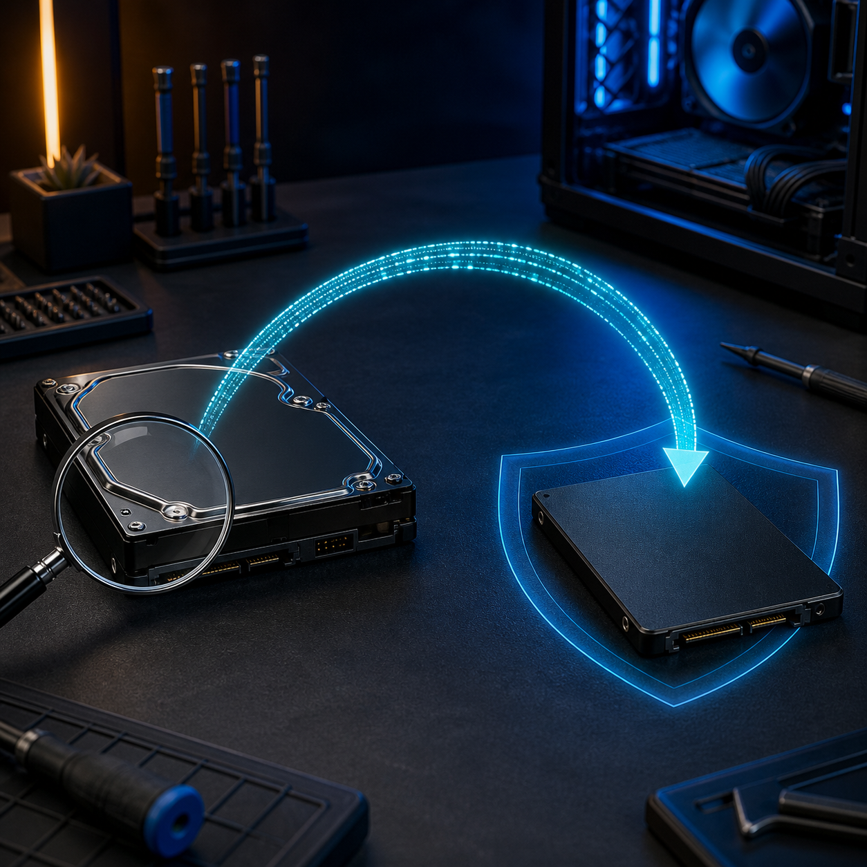 WD disk clone planning illustration