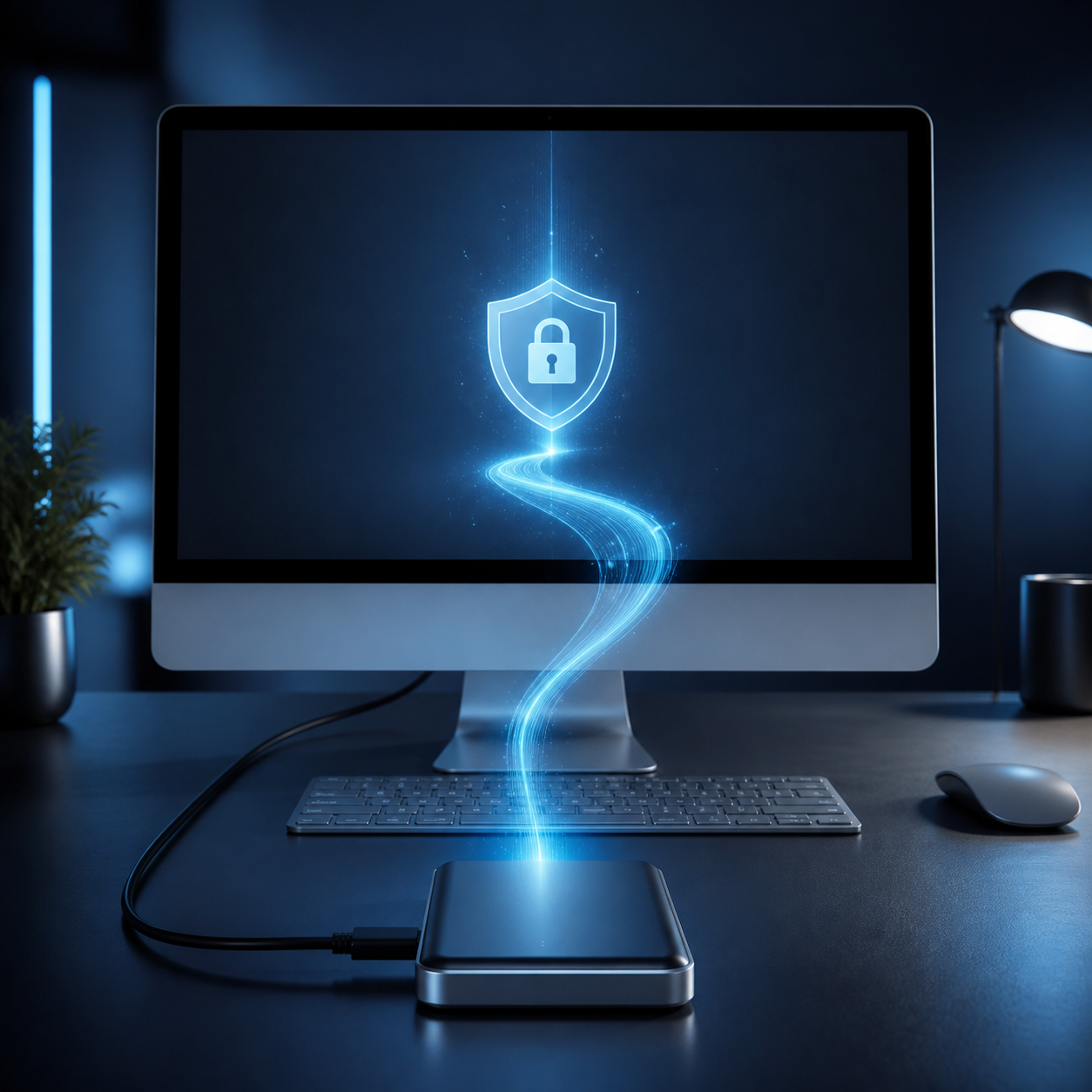 boot Mac from an external drive boot recovery illustration