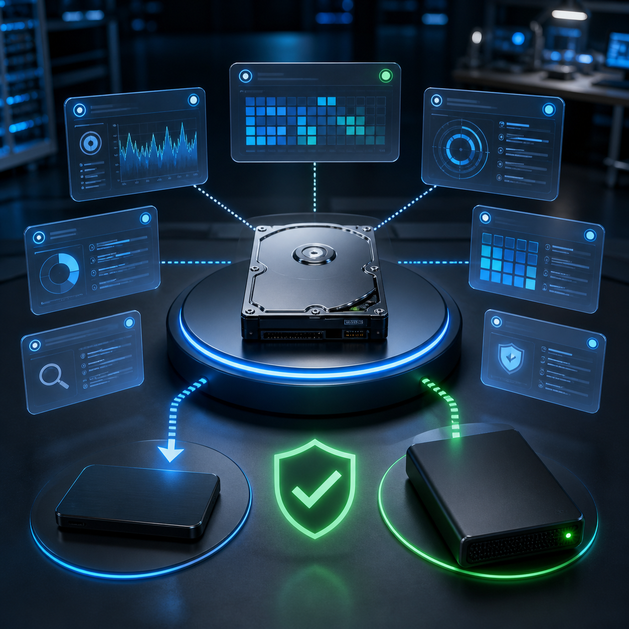 disk repair tools recovery planning illustration