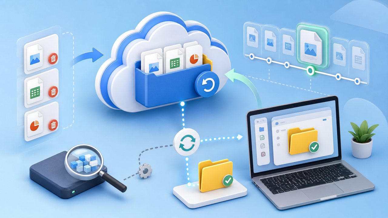 Dropbox gelöschte Dateien suchen