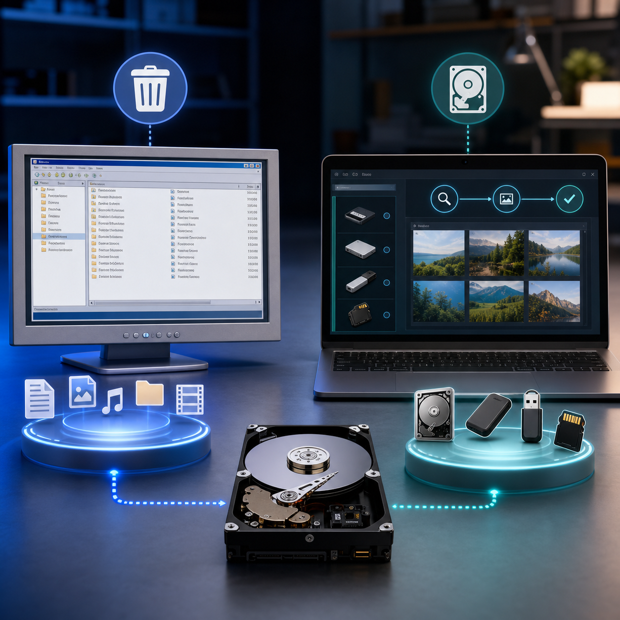 Recuva vs Drecov data recovery software comparison