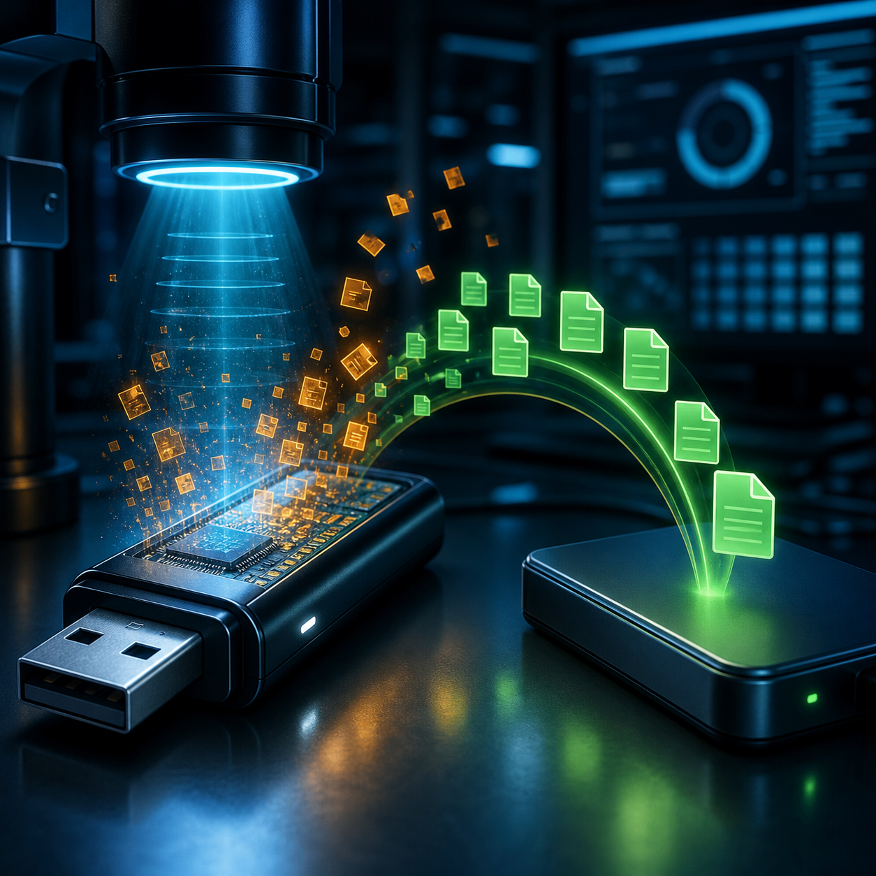 réparation clé USB illustration