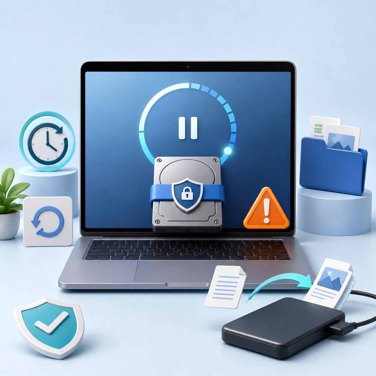 scanning and repairing drive C illustration